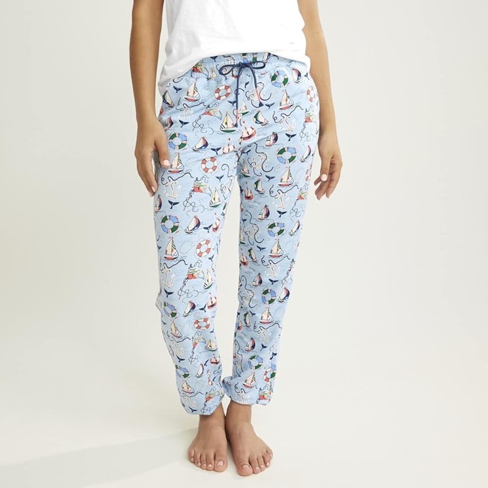 NWT Verabradley Womens Lightweight French Terry Jogger Pajama Pants With Pockets